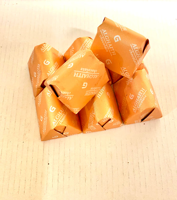 Dark chocolate met kunafa en lotus