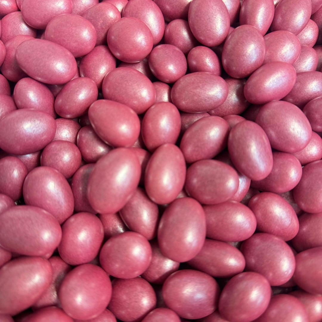 Dragee Chocolade-Amandel glanzend pink