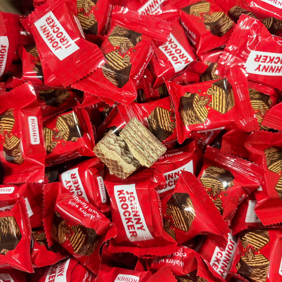 Wafers met chocolade