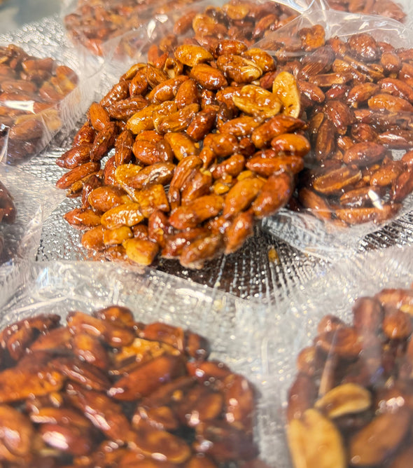 Gezoete pinda's rond 400 gram