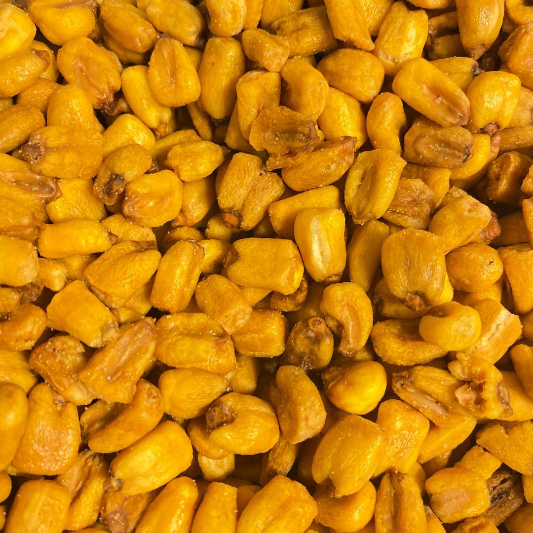 Mais gerookt en geroosterde