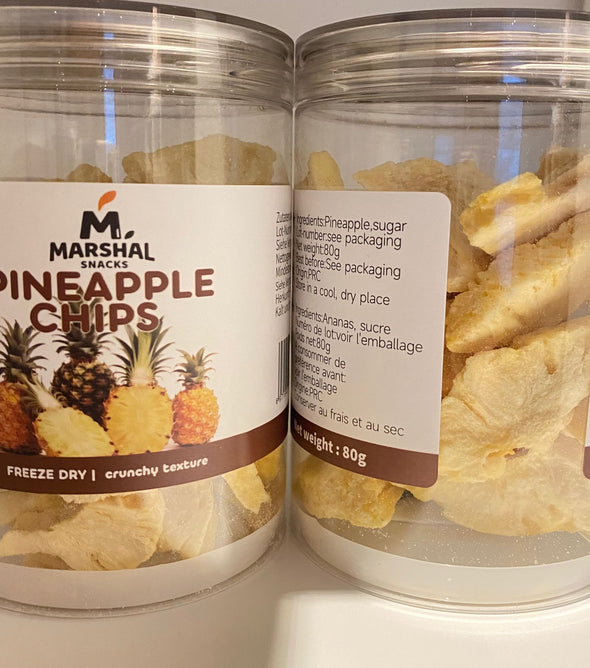 Gevriesdroogde ananas 80g