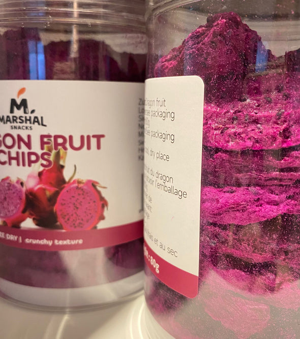 Gevriesdroogd dragonfruit 80g