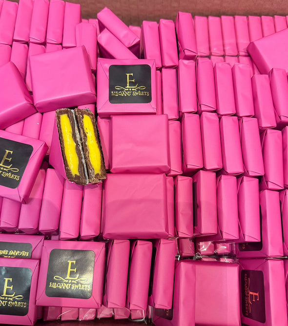 Chocolade gevuld met mango creme (Elegant)