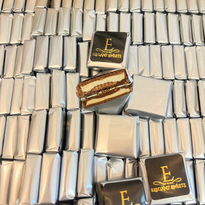 Chocolade gevuld met witte creme (Elegant)